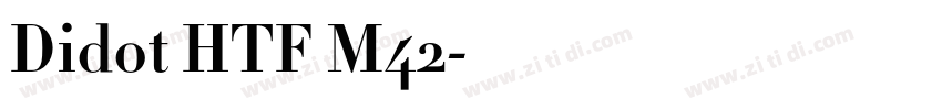 Didot HTF M42字体转换